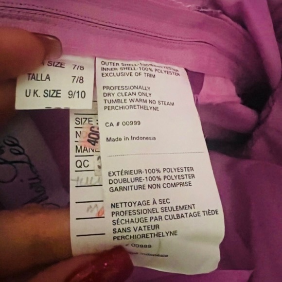 Pink Party New Dress With Tag With Scarf and Straps - Picture 7 of 7